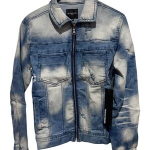 Rockstar Blue Washed Men's Denim Jacket NWT